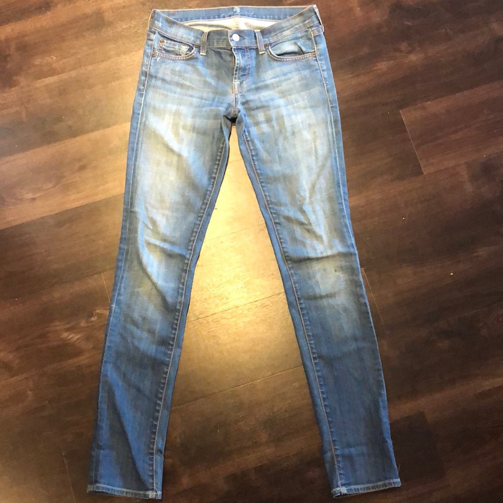 7 For All Mankind light jeans